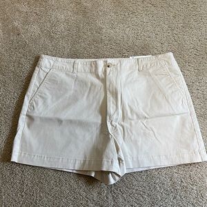 Ann Taylor LOFT Washed Twill Shorts Size 18